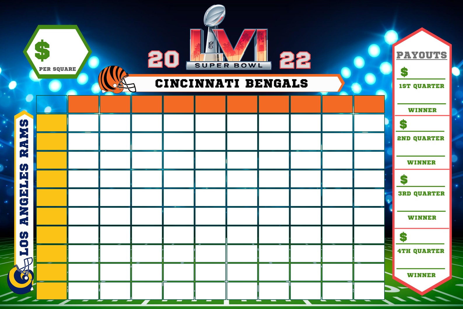 Super Bowl LVI 2022 Games Party Pack With Labels and Games | Etsy
