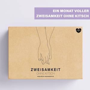 Zweisamkeits-Box | Erlebnisbox | Paargeschenk | Geburtstagsgeschenk | Geschenk für Frauen | Geschenk für Männer | Nachhaltig