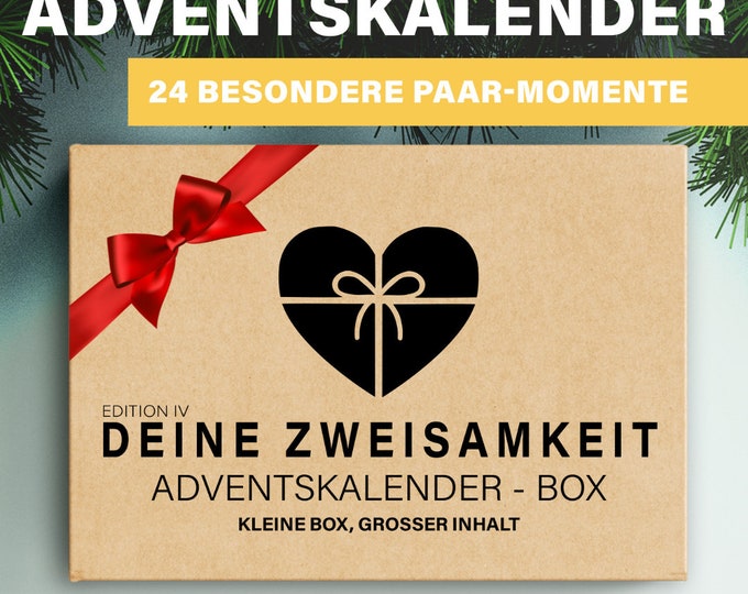 Adventskalender Ich liebe dich im BastelSet Etsy.de