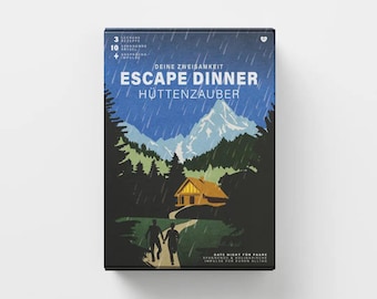 Das Escape Dinner für Paare | Date Night Erlebnis | Escape Game & Dinner | Rätsel-Spiel für Paare
