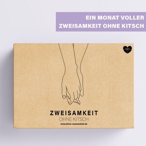Zweisamkeits-Box | Erlebnisbox | Paargeschenk | Geburtstagsgeschenk | Geschenk für Frauen | Geschenk für Männer | Nachhaltig