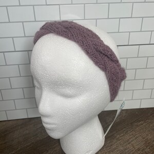 Handmade Alpaca Ear Warmer, Ear Warmers for Women, Ear Warmers Crochet, Alpaca Ear Warmer, Twisted Ear Warmer, Twisted Headband, knit