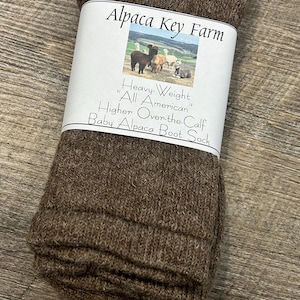Outdoorsman Alpaca Socks, Wool Boot Socks, Alpaca Socks for Hunting, Camping Socks, Thick Alpaca Socks, Long Warm Socks, Heavyweight Socks image 2