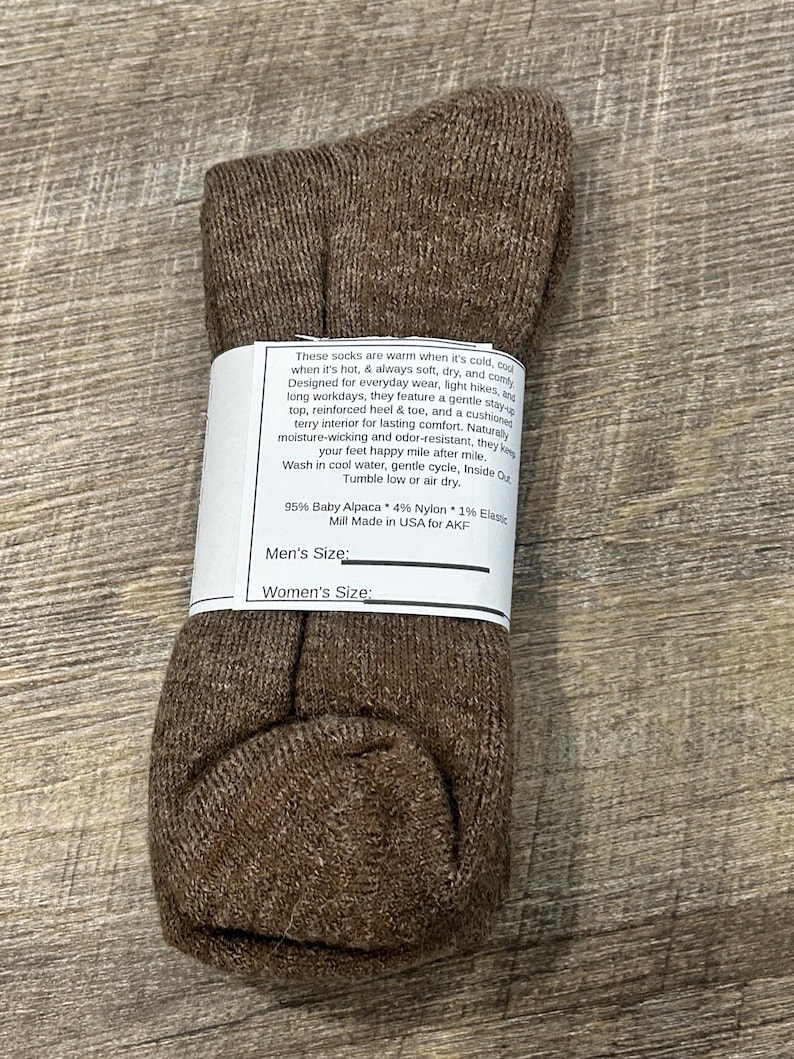 Outdoorsman Alpaca Socks, Wool Boot Socks, Alpaca Socks for Hunting, Camping Socks, Thick Alpaca Socks, Long Warm Socks, Heavyweight Socks image 4