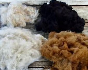 Raw Alpaca Fiber Spinning Huacaya, Alpaca Fleece for Spring, Bird Nesting Material Natural, Wool for Felting, Alpaca Fur for Nesting Balls