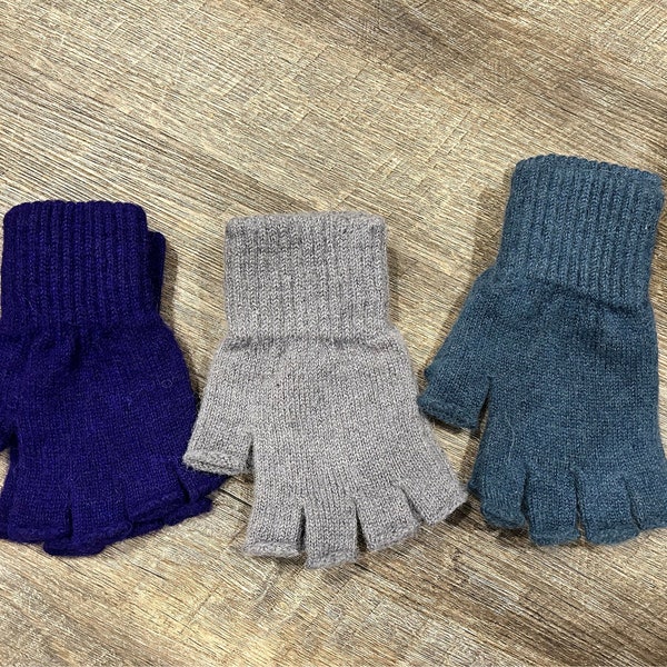 Mitaines en alpaga femme, Mitaines tricotées, Gants pour SMS, Gants en polaire d'alpaga, Gants tricotés à la main, Mitaines, Fin