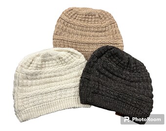 Bonnet en alpaga pour homme, bonnet souple pour femme, bonnet tricoté main, bonnet torsadé en alpaga au crochet, bonnet chaud en laine épaisse, bonnets doux, chapeau d'hiver