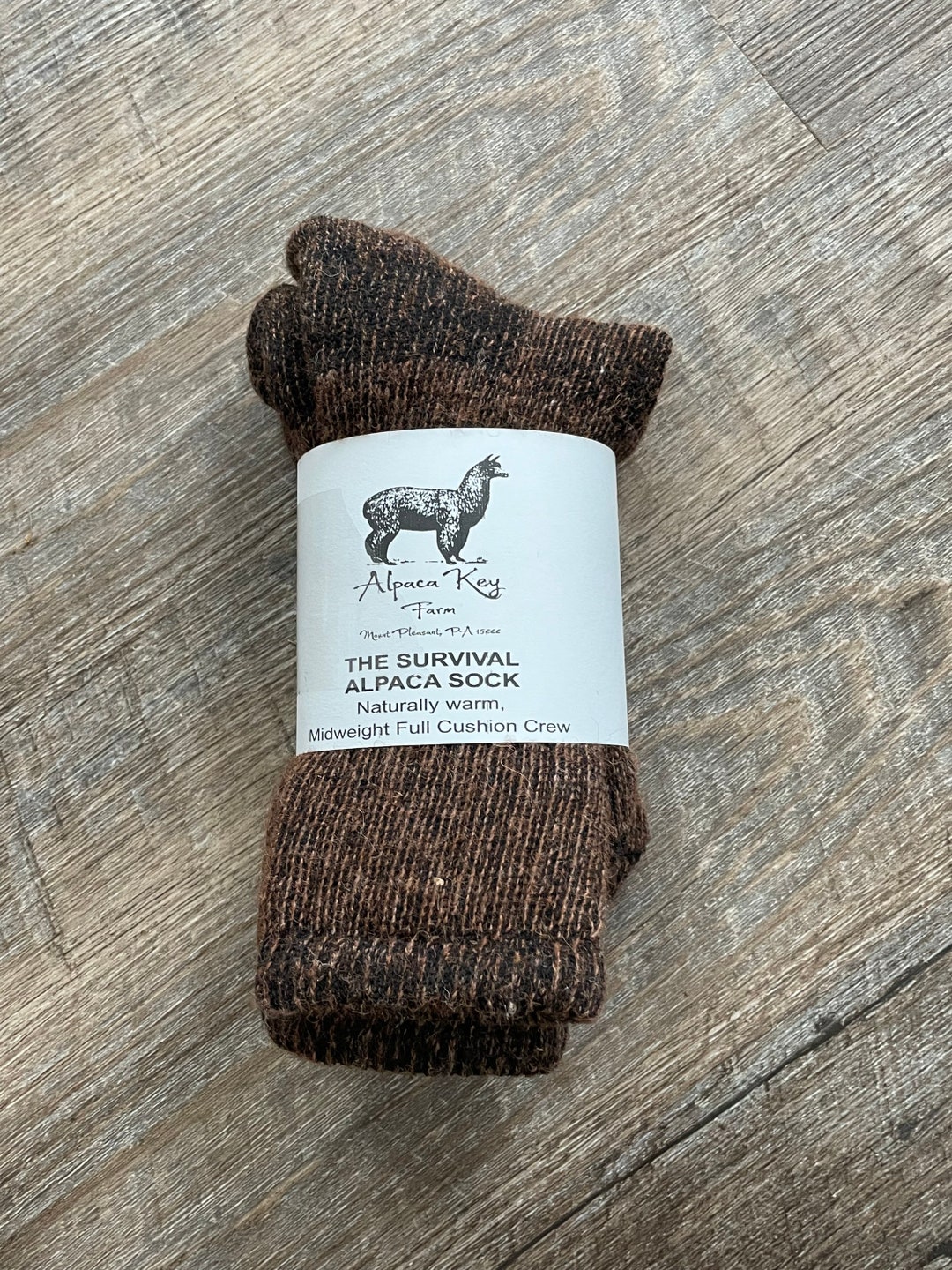 Alpaca Survival Socks Thick Wool Socks Alpaca Fleece Socks Etsy