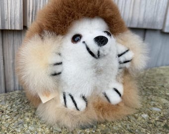 Handcrafted Real Alpaca Plush Hedgehog – 7" | Made in Peru | Soft Collectible Toy for Ages 3+