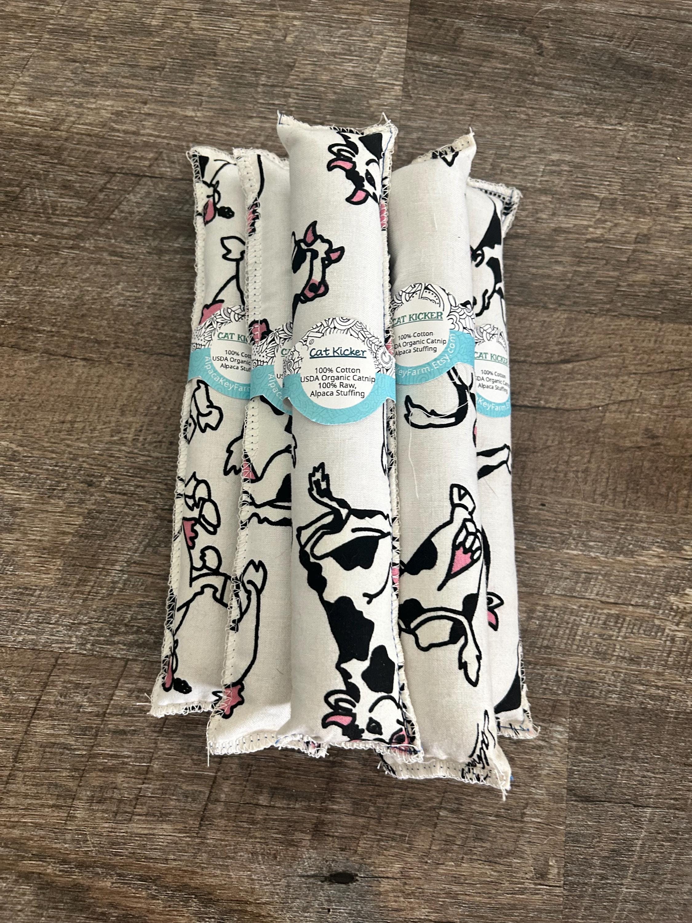 Alpaca Cat Toy, Cat Kicker Catnip, Handmade Pet Gifts, Organic Catnip Toys, Alpaca Fleece, Pet Gift for Cat Owners, New Kitten Gift, Kitty