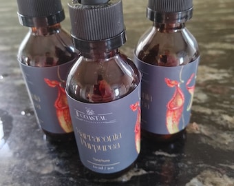 Case of  3 Organic Tincture Wild Sarracenia Purpurea  Northern Pitcher Carnivorous Plant