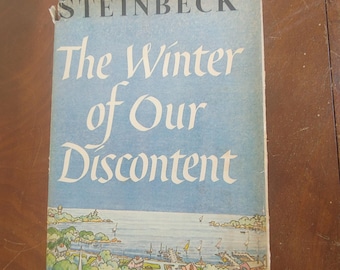John Steinbeck First edition 1961 " The Winter of Our Discontent"
