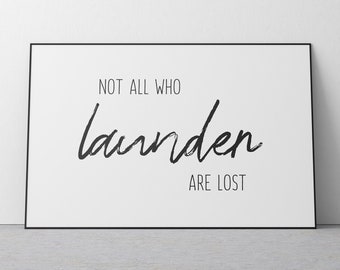 Niet iedereen die witwast, is printbare kunst aan de muur kwijt, typografie afdrukbaar, printteken, stijlvolle typografieprint, stijlvol interieur