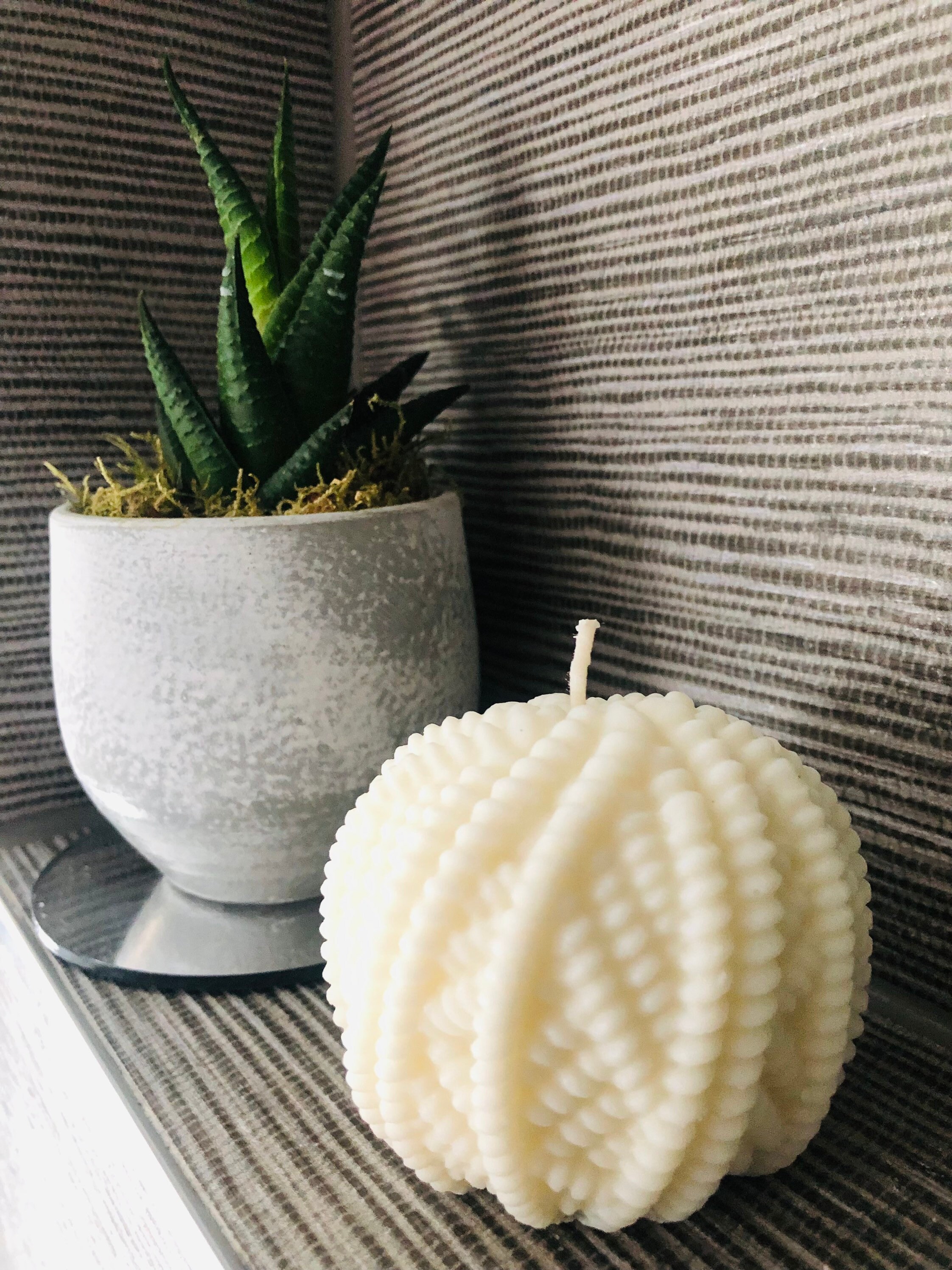 Knot Candle Decorative Candle Soy Candle Aesthetic Etsy