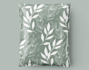 Sage Beauty - 6x9 Poly Mailer Shipping Bags, resellers & small business owners. shipping, packaging materials, polymailers, Boho Design