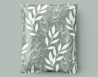 Sage Beauty - 10x13 Poly Mailer 3.15mil thick Shipping Bags, resellers & small business. shipping, packaging, polymailers, Boho Design