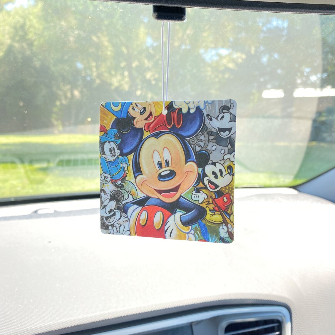 Disney Mickey Mouse Car Air Freshener Cotton Candy Scent Etsy