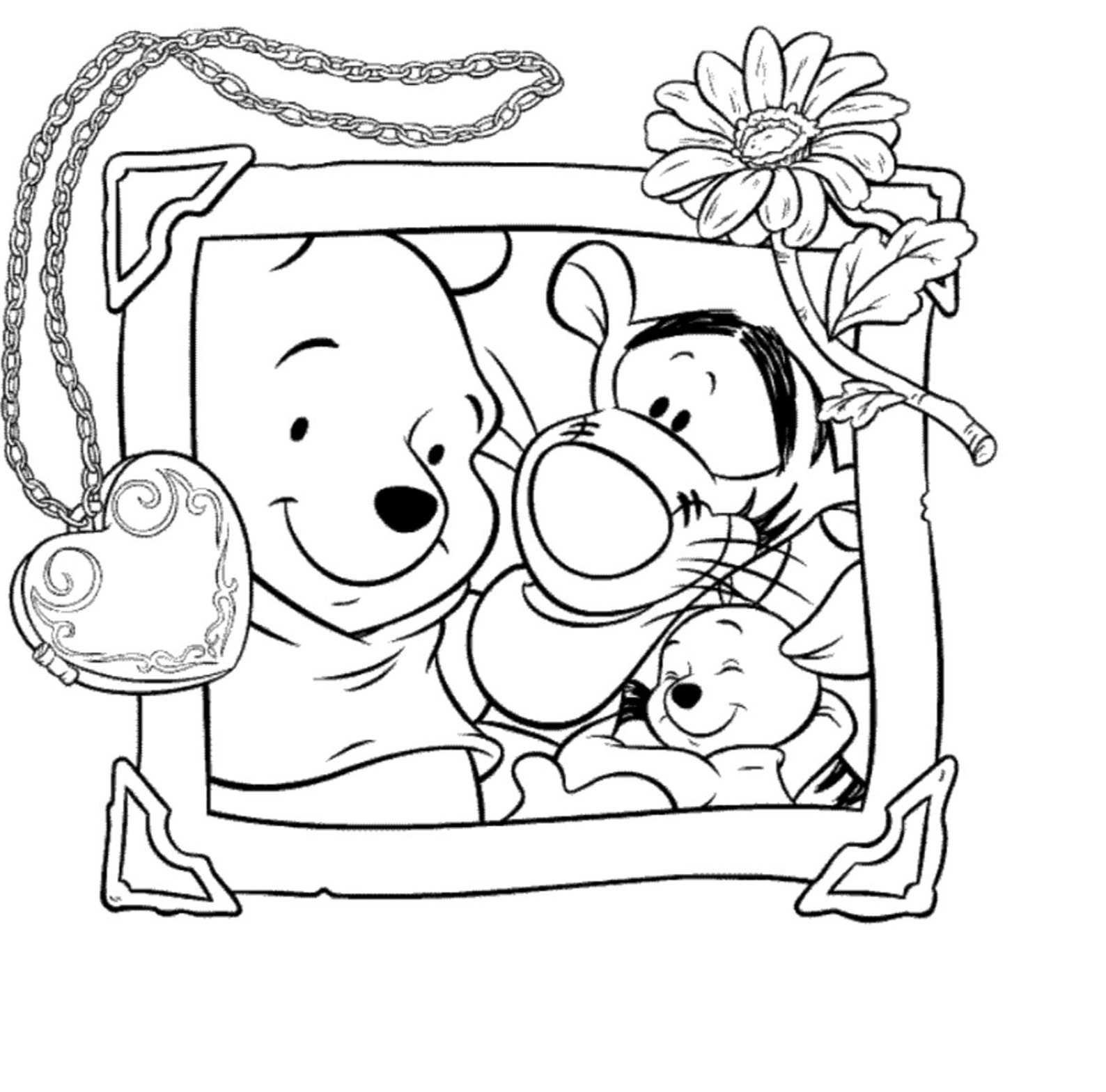 Winnie the Pooh & Friends 40 Colouring Pages - Etsy UK