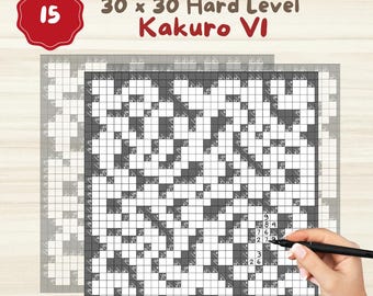 Livre de casse-têtes Kakuro : casse-têtes mathématiques complexes pour adultes (téléchargement PDF)