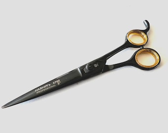 Premium High Quality 8&quot; German Stainless Steel Barber Scissors Shears Black Color NEW