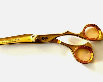 Gold GERMAN Dog Pet Grooming Scissors Stainless Steel 7" Size STAINLESS STEEL