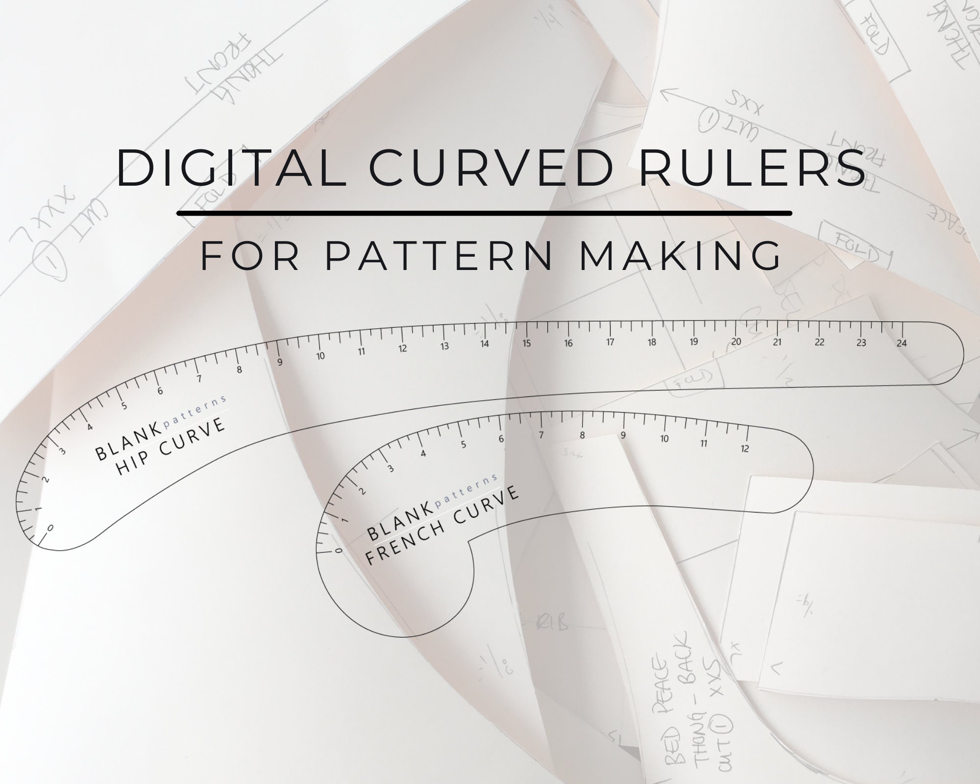 Liquidraw French Curve Set of 4 Rulers Clear Technical Drawing Stencil Templates French Curves Armhole Curve Ruler