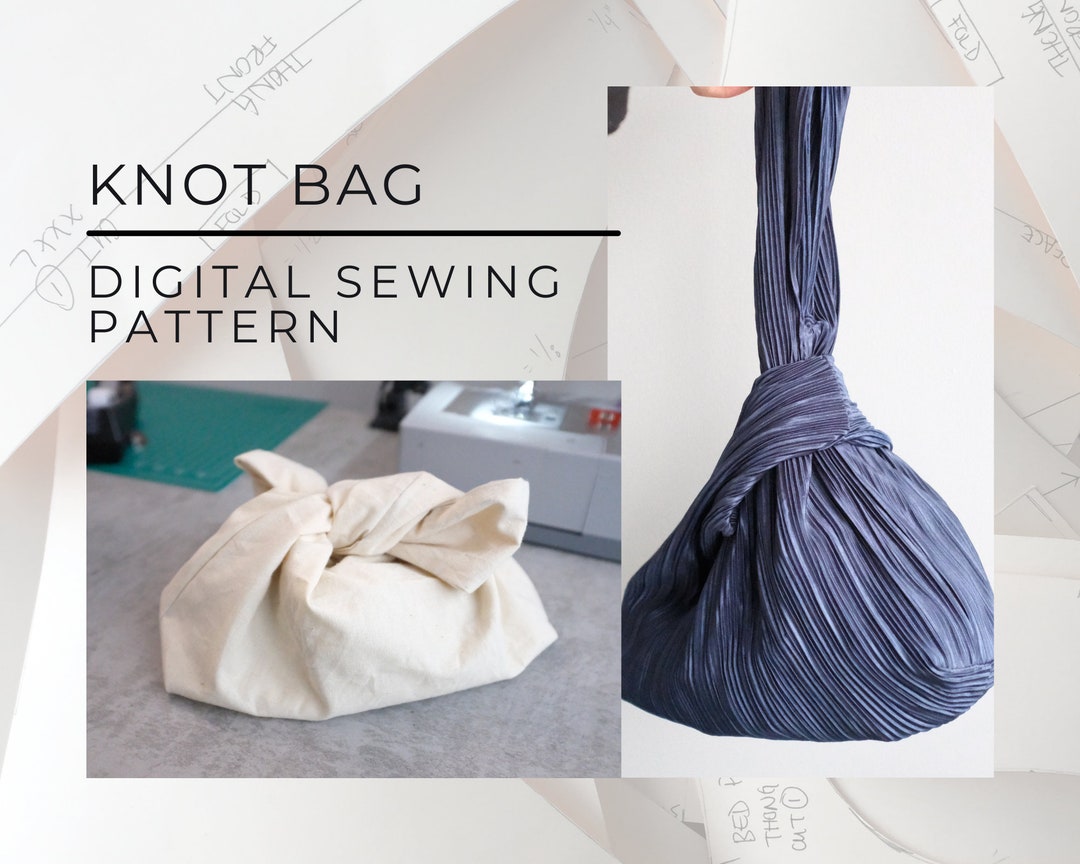 Digital PDF Sewing Pattern | Knot Bag | Tote Bag Sewing Pattern | Small ...