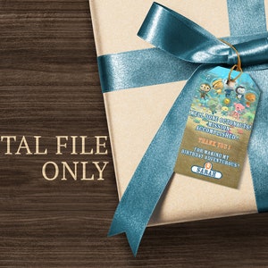 Personalized Octonauts Birthday Thank You Tags (Digital File)