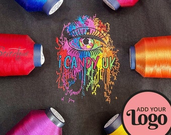 Embroidered T-Shirt Custom Your Logo/Image Unisex T-shirt Personalised FREE LOGO