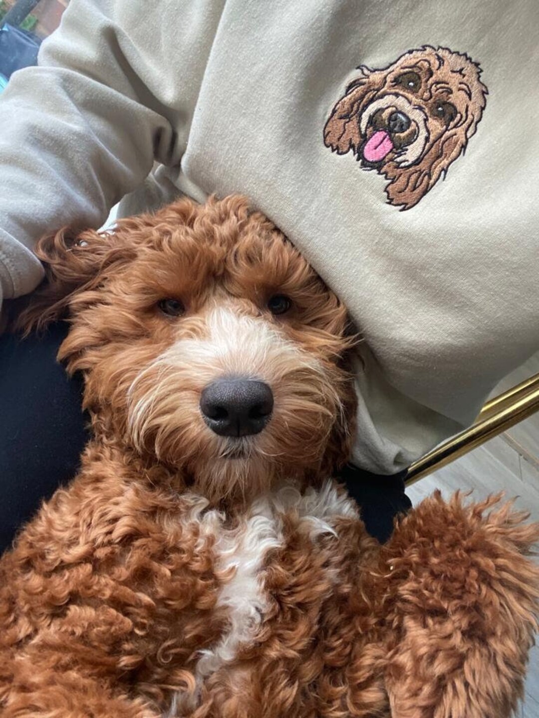 Embroidered Cockapoo Sweatshirt Jumper Dog Lover Present Cute Etsy UK