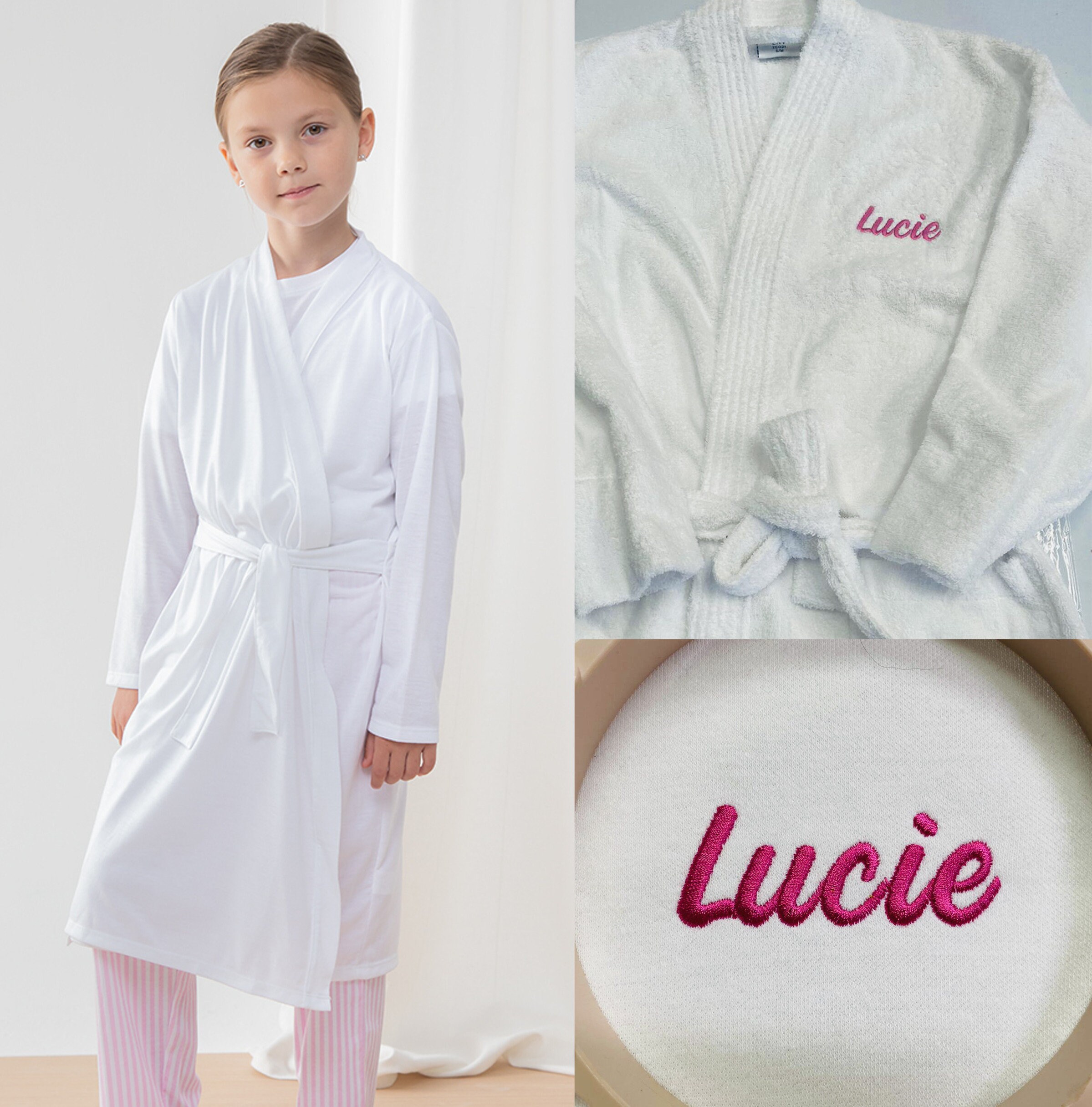 personalised toweling robe