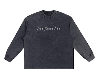 Snow Washed Frayed Edge T-Shirt