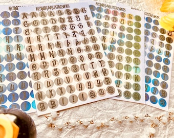Alphabet Letter Stickers