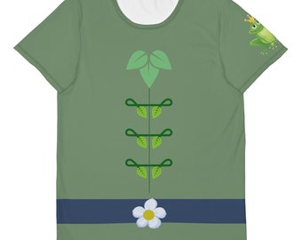 Prins Naveen Prinsessan och grodan All Over herrtröja; Disney-löparoutfit