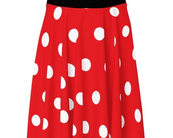 Minnie Mouse Women's Skater Skirt
