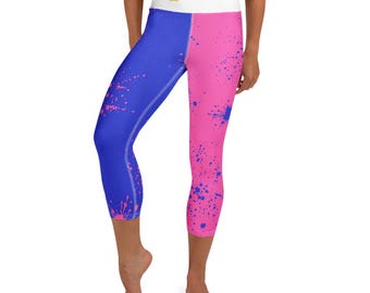 Törnrosa Make It Pink Make It Blue Dam Capri Leggings