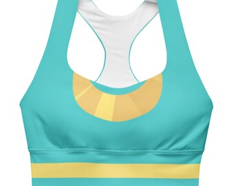 Prinsessan Jasmine sport-bh; löparoutfit från Disney; Disney vuxen; bekväma kläder för temaparker och semestern