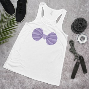 Ariel from the Little Mermaid Women&#39;s Racerback Tank; running Disney costume; couples costume; theme park attire; comfortable vacation