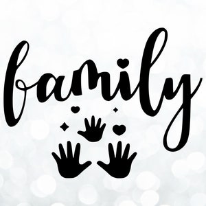 Famiglia SVG PNG/Cuore Svg/Amore Svg/Download digitale istantaneo/Cricut