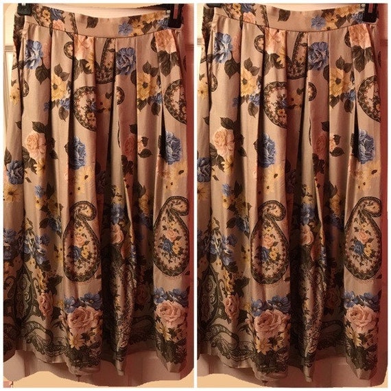 JH Collectibles Vintage Floral Long Maxi Skirt - image 1