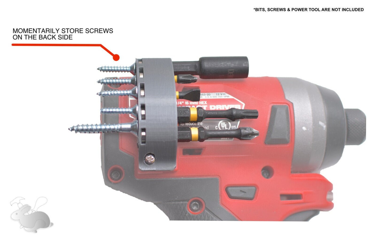 Bit Holder for Milwaukee 255320 Fuel M12 Impact Etsy Bit Holder for Milwaukee 255320 Fuel M12 Impact Etsy