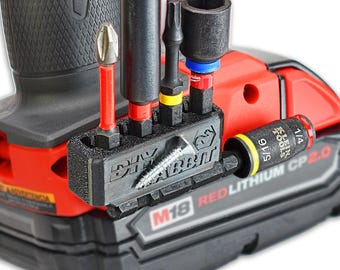 Magnetic Bit Holder for Milwaukee M18 Fuel Impact Driver 2953-20 Surge 2761-20 Drill 2904-20 Accessories, 1/4 Inch Hex Organizer Attachment