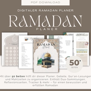 Ramadan Planner Digital - Ranmadan Journal - Muslim Planner