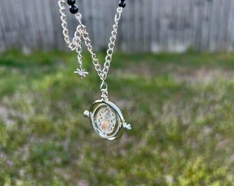 Ateez hourglass necklace, Ateez concert accessory, chromer, kpop jewelry, layered necklace