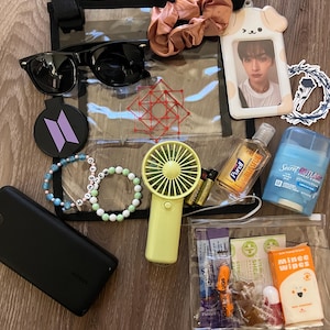 Konzert Survival Kit | K-Pop Notfalltasche für Fans | Musik-Festival Essentials | Fan Geschenk für Konzert-Liebhaber | Kostenloser Versand
