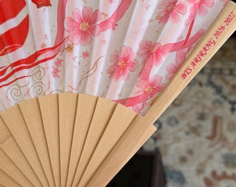 Kpop Inspired Folding Fan | Korean Aesthetic Hand Fan | Concert Fan | Arirang Inspired Fan | Festival Fan | Lightweight Summer Accessory