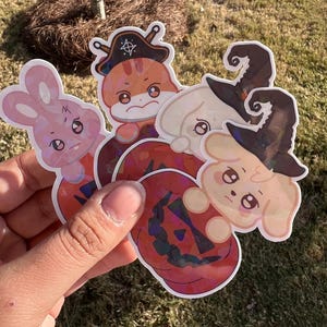 ATEEZ Halloween Sticker | ANITEEZ stickers | Kpop Halloween stickers | Gift for ATINY