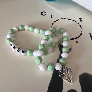Onew Beaded Bracelet – SHINee Fan Concert Jewelry Gift