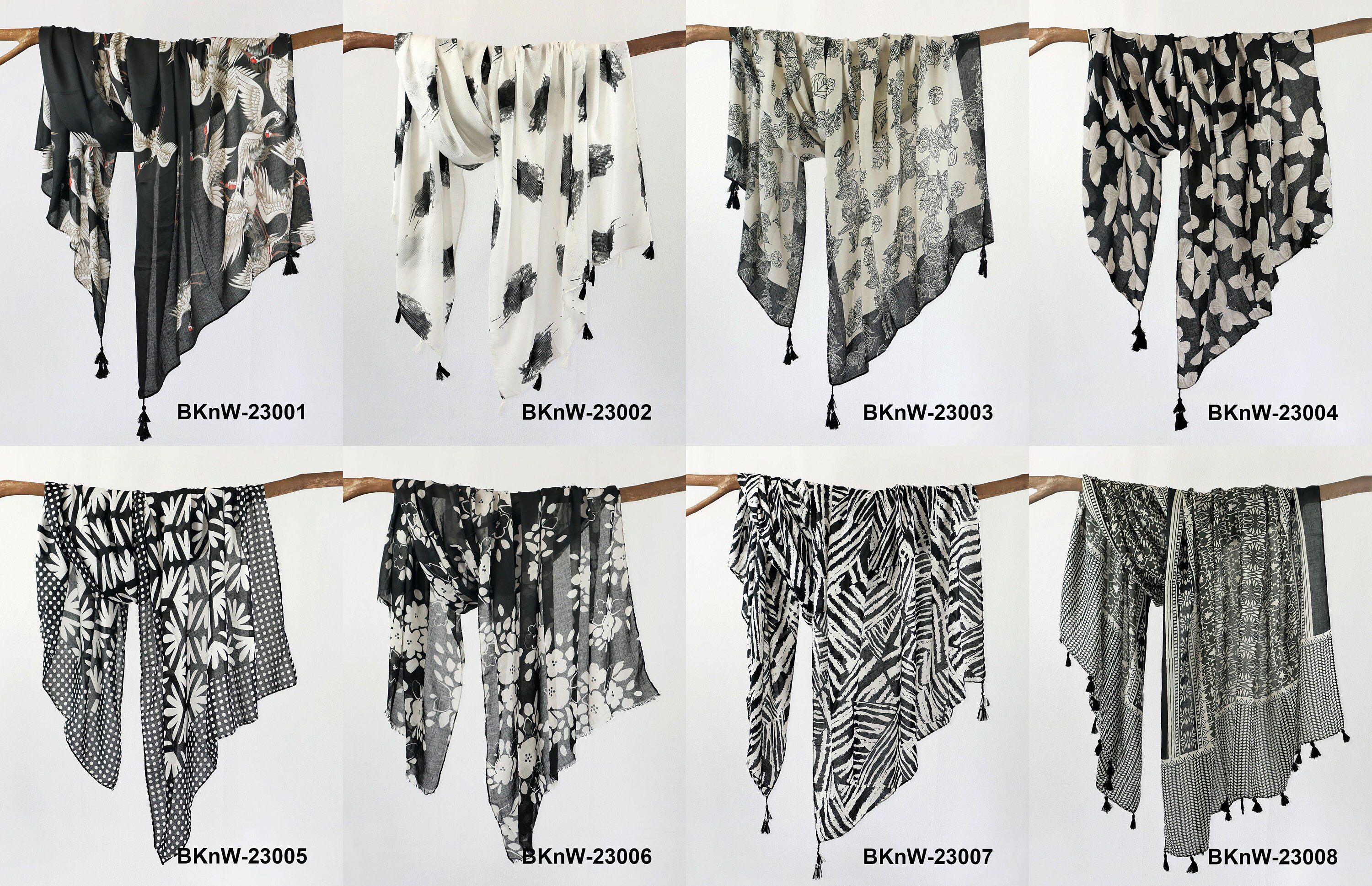 Sciarpa Donna Elegante Sciarpa Donna Stampa Farfalle E Uccelli