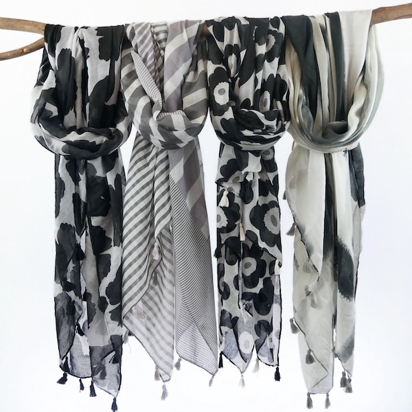 Black Braided Scarf main image 1